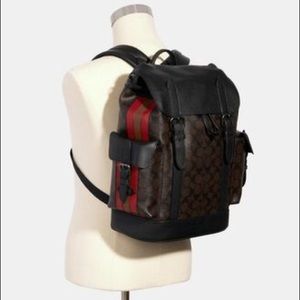 (SOLD)HUDSON BACKPACK IN SIGNATURE CANVAS WITH